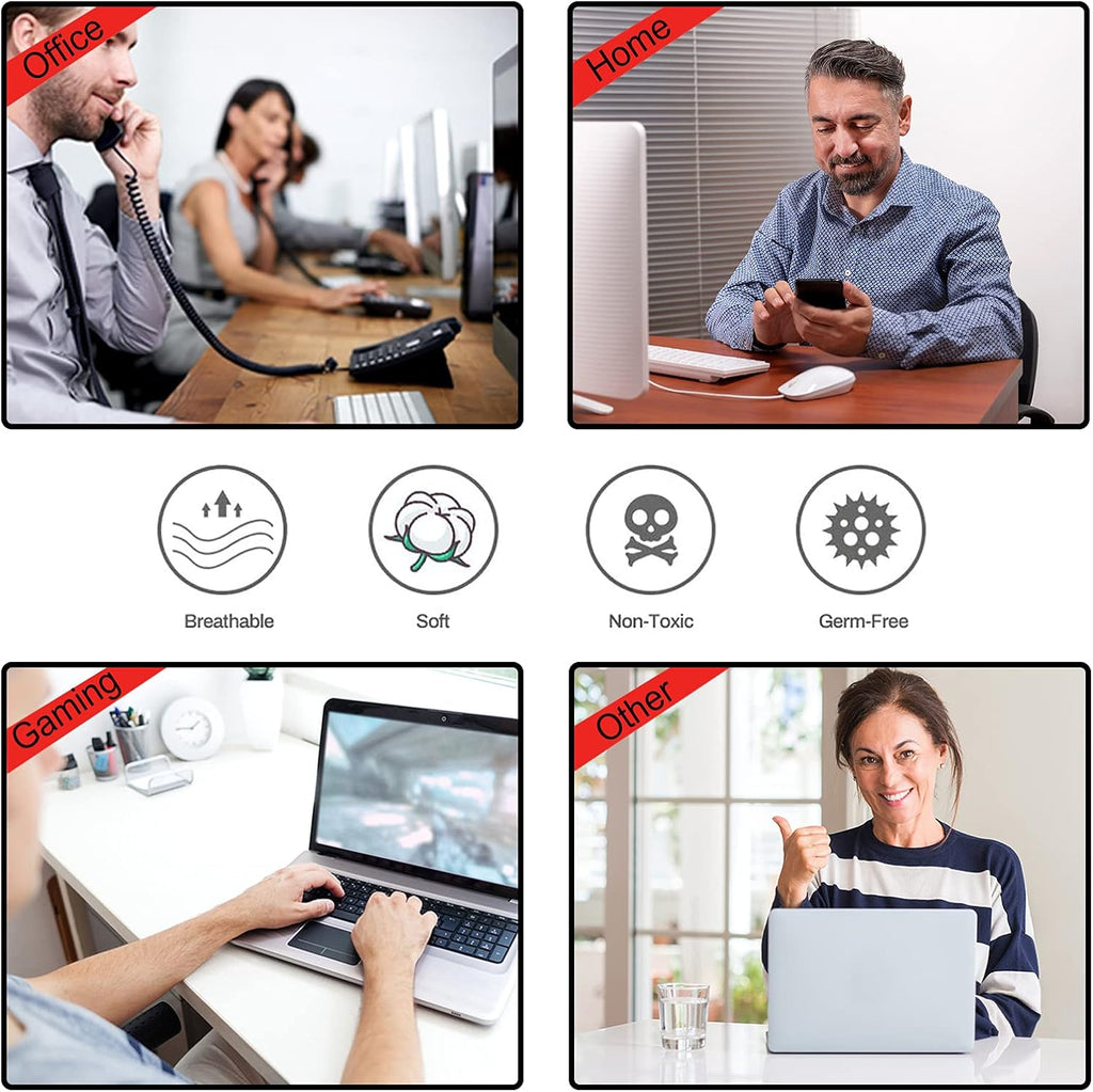 Extended Gaming Mouse Pad XXL  Large Keyboard Mat Long Mousepad Desk Decor Writing Pad Non Slip Rubber Base Stitched Edges for Work, Game, Office, Home, 35.1" X 15.7", Red Painting